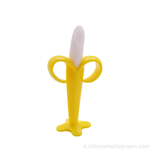 Bàn chải đánh răng silicone an toàn cấp thực phẩm và răng